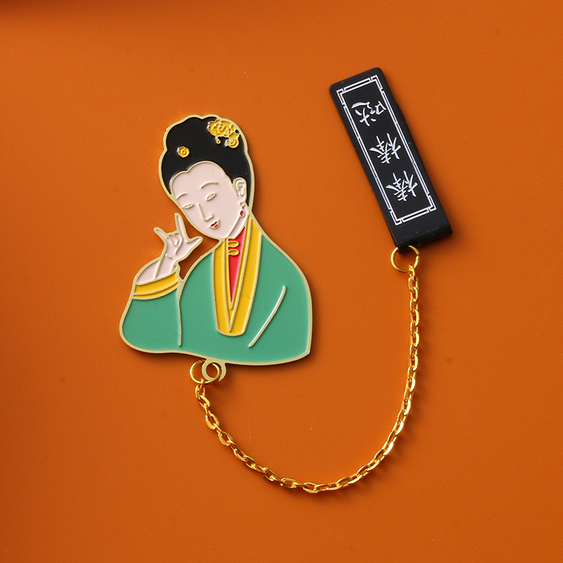 Customized brass metal bookmark