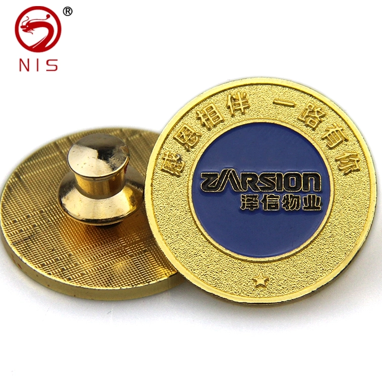 High quality newest heap pin badge custom logo