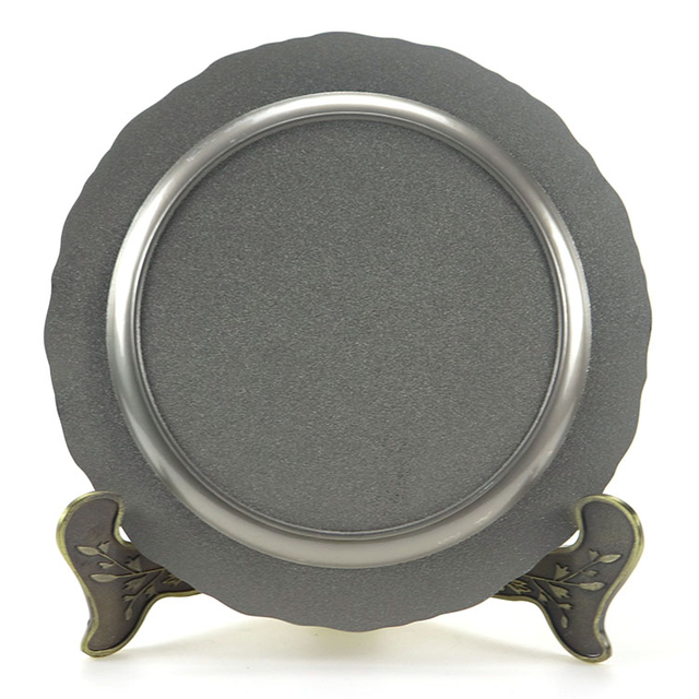 Customized High quality blank design stock mould zinc alloy souvenir plates