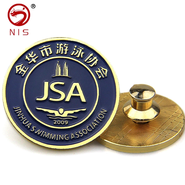 High quality newest heap pin badge custom logo