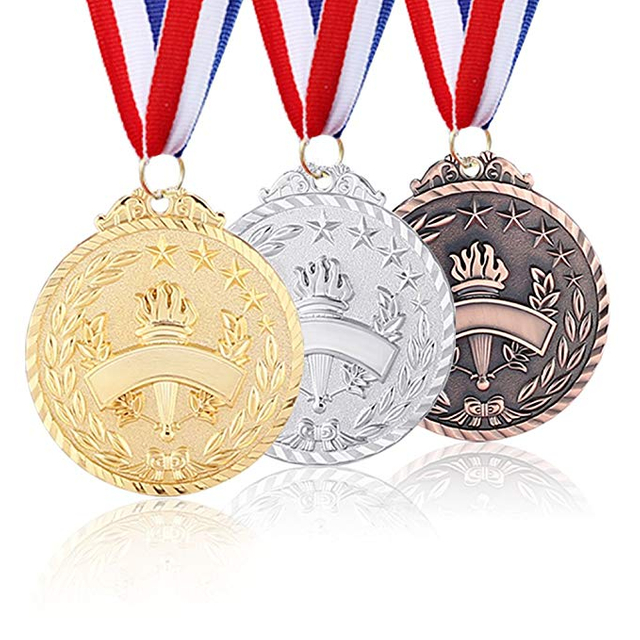 Customer Size Metal Winner Award Medals Neck Ribbon victory Medal