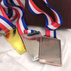 Customized Square Fencing School Sports Metal Medal Gold Silver Bronze Motion Medal