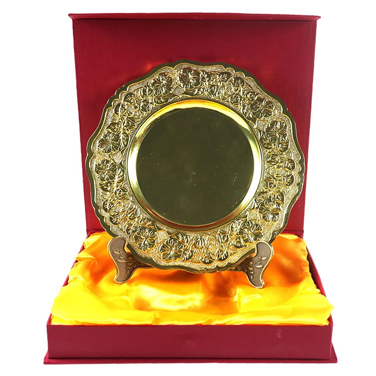 Customized High quality blank design stock mould zinc alloy souvenir plates